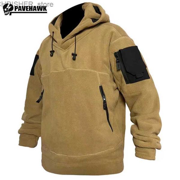 Taktische Jacken Herren Winter Taktische Hoodies Polar Fleece Militär Kapuzenpullover Tops Qualität Verdickte Warme Winddichte Outdoor WanderjackenL231218