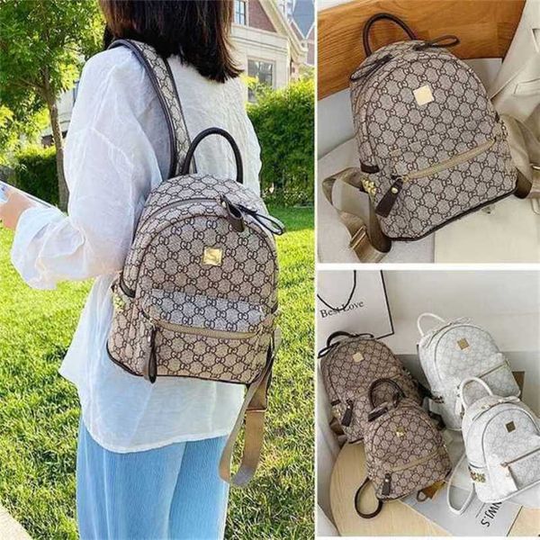 2024 La spalla incrociata femminile del nuovo designer può essere e lotti misti di celebrità online versione coreana stampa casual mini super hot backpack women borse