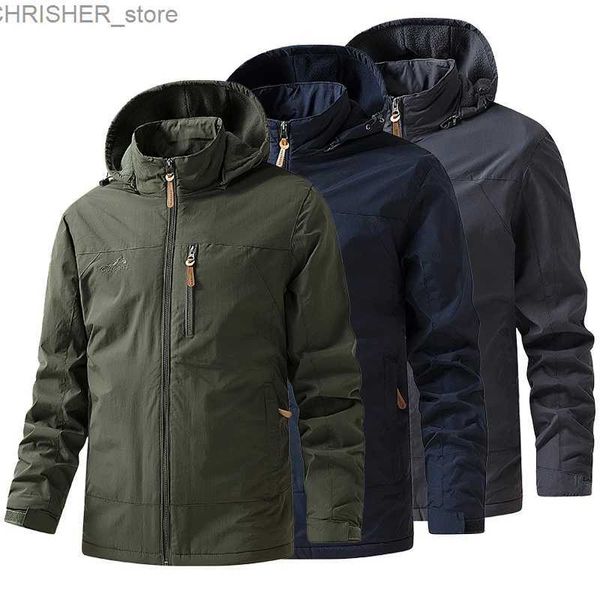 Taktische Jacken Winter Herbst Militärische Taktische Männer Jacke Anzug Outdoor Angeln Wasserdicht Warm Wandern Jagd Trainingsanzüge Set für Thermo JackeL231218