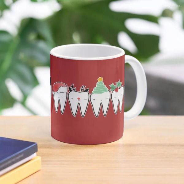 Кружки Рождественская кофейная кружка Dental Squad Креативные чашки