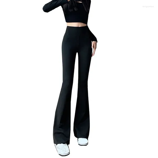 Calça feminina Black High Women Women Leggings Casual 2023 Moda de verão Thin