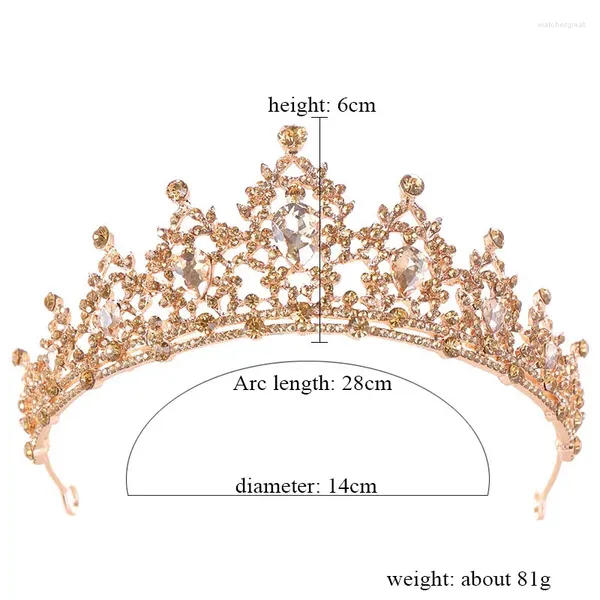 Haarspangen-Krone für Kinder, Mädchen, Prinzessin, klassisches weibliches Design voller orientalischem Charme, perfektes Accessoire für die Geburtstagsfeier eines kleinen Mädchens