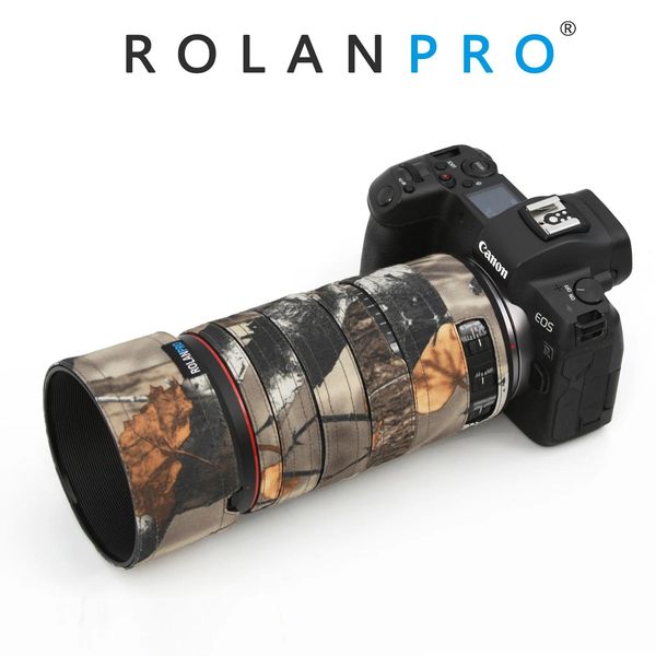 Vestido rolanpro lente casat for Canon rf 100mm f2.8 l ro é lente de proteção de lente de lente roupas de proteção contra lentes de lente para câmera de canon