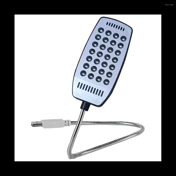 Nachtlichter 28 LED-Leselampe USB-Buchlicht Ultrahell flexibel für Laptop Notebook PC Computer