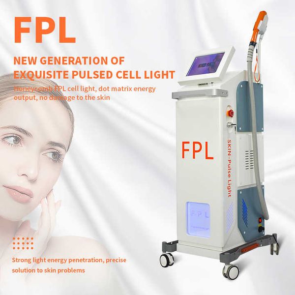 Máquina vertical profissional da remoção do cabelo do ipl preço da máquina do laser dpl máquina do tratamento da pigmentação da acne do rejuvenescimento da pele