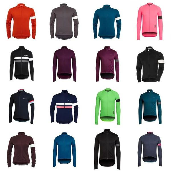 Top RAPHA team Cycling maglia maniche lunghe 2018 Abbigliamento moda all'ingrosso di alta qualità Quick Dry Ropa Ciclismo C2918