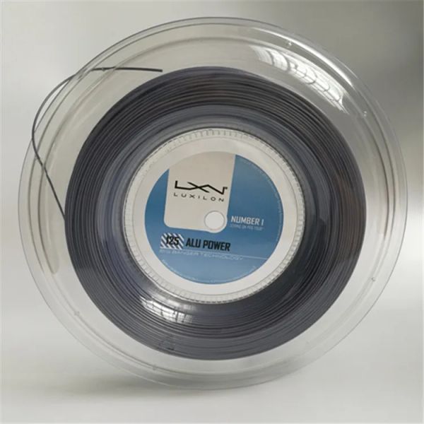 Corda per racchetta da tennis LUXILON Big Banger Alu Power di vendita calda 200 m Colore grigio uguale all'originale 12 LL