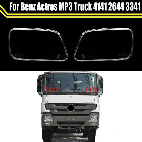 Auto Scheinwerfer Abdeckung Objektiv Shell Front Scheinwerfer Transparent Lampenschirm Auto Licht Lampe für Benz Actros MP3 Lkw 4141 2644 3341