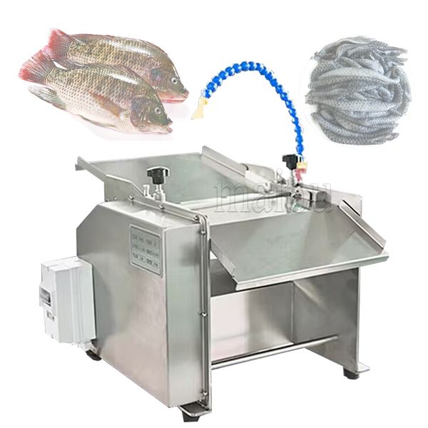 Pelle di pesce Separatore di carne di pesce Pelatrice da tavolo Pelatrice elettrica Lavorazione del pesce