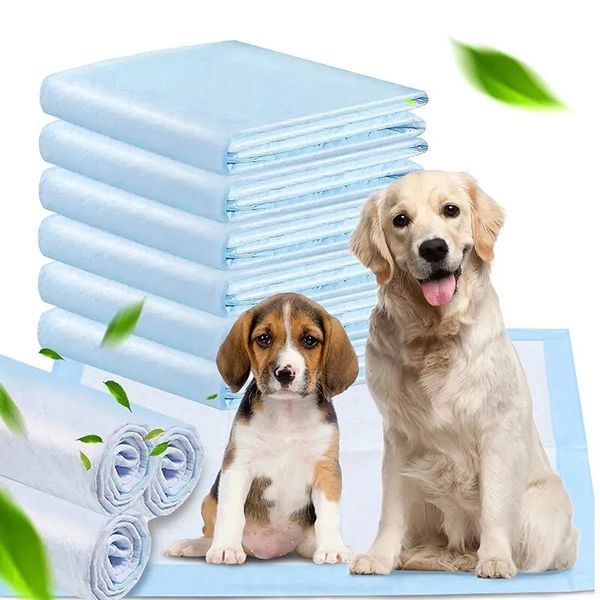 Outros suprimentos para cães Super absorvente Pet Fralda Grosso Pee Pads Quickdry Descartável Urina Fralda Mat para Gatos Fraldas Desodorante 231218