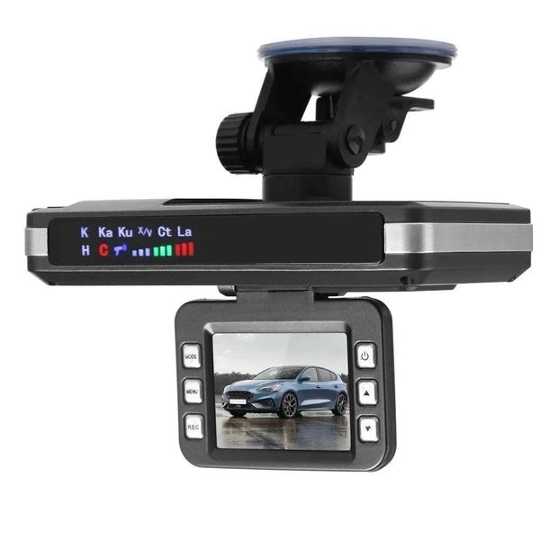 Rilevatori I rilevatori laser rilevatori autorettore automobilistico strumento di allarme vocale russo in inglese 2 in 1 radardetectors dvr telecamera drop dropelenment automobili MO