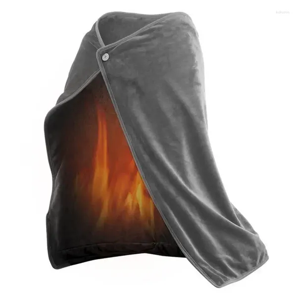 Coperte Coperta riscaldante invernale professionale riscaldata senza fili portatile Coperta calda senza fili indossabile ad alte prestazioni