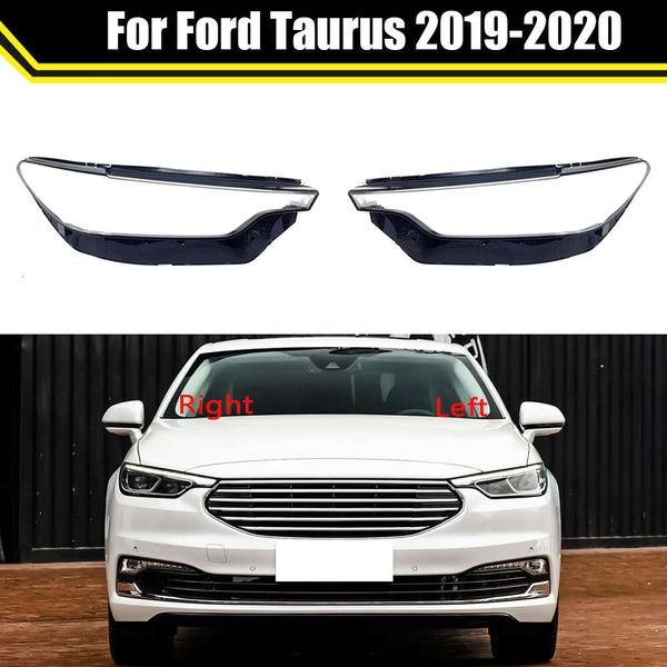 Auto Fall Scheinwerfer Kappen für Ford Taurus 2019 2020 Auto Front Scheinwerfer Objektiv Abdeckung Lampenschirm Lampcover Kopf Lampe Licht Glas shell