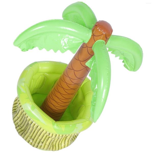 Garden Decorations Inflatable Coconut Ice Bucket PVC Holder Outdoor Beer For Beach Beverage Cooler