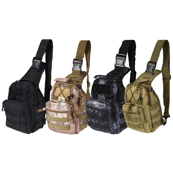 Borse 600D Zaino da esterno Borsa a tracolla Molle Borsa tattica Zaino Zaini Trekking Campeggio Camouflage Impermeabile designer uomo Sport ggag