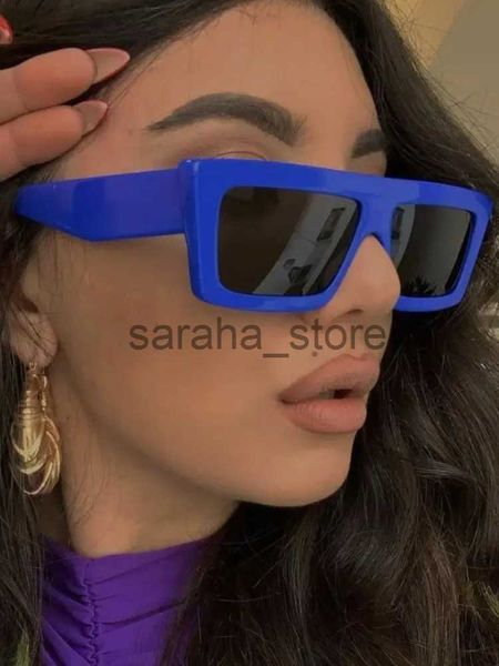 Солнцезащитные очки квадратные винтажные солнцезащитные очки женщины Мужские бренд дизайнер ретро солнце