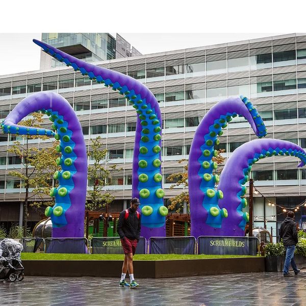 ATTIVITÀ 6M (20 piedi) H Tentacoli di polpo gonfiabili giganti con graffi a prezzi a prezzi accessibili gamba braccio di poltopuss per decorazione di Halloween