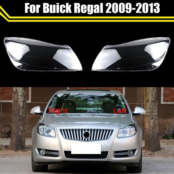 Чехол для лампы для Buick Regal 2009 2010 2011 2012 2013, автомобильные стеклянные колпачки для линз, крышка для фар, автоматический светильник, прозрачный абажур в виде ракушки