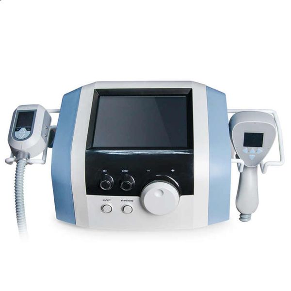 Desktop 2 in 1 tragbares Ultraschall-HF-Gerät Körpertherapiegerät zur Fettreduzierung RF-Faltenentfernung Schönheitsausrüstung