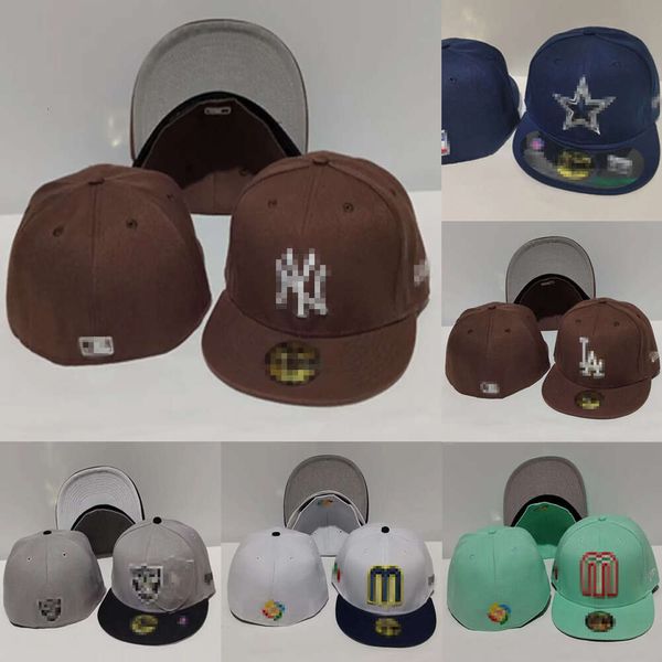 Eldiven takılmış şapkalar snapbacks şapka baskball ayarlanabilir nakış örgü kapakları tüm takım açık spor kapağı boyutu 7-8