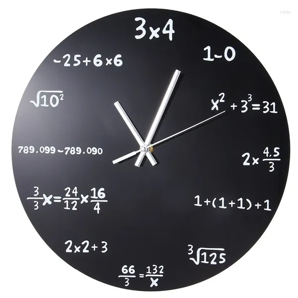 Promozione orologi da parete! Orologio Acrilico Formula Matematica Soggiorno Ufficio Casa Decorazioni Fai Da Te Design Moderno