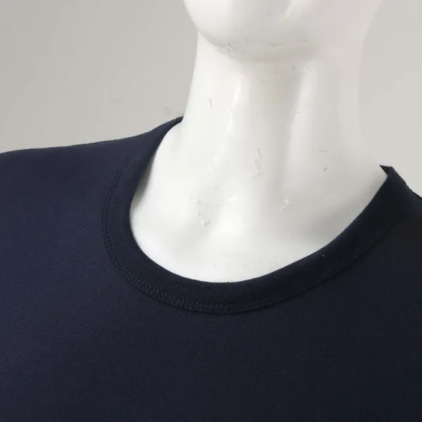 Masculino sleepwear mens l roupa interior conjunto em torno do pescoço puro algodão térmico fino outono roupas e calças camisa de fundo coreano