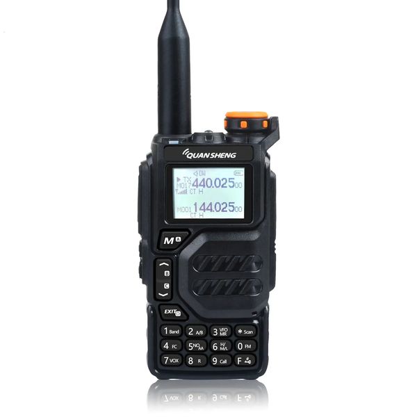 Walkie Talkie Quansheng UV-K5 50-600 MHz 200Ch 5 W Air Band Walkie Talkie UHF VHF DTMF FM Scrambler NOAA Copia di frequenza wireless Radio bidirezionale 231218