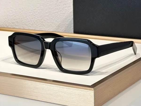Moda popular designer 02Z mens óculos de sol clássico acetato retângulo forma lente de vidro óculos ao ar livre simples lazer estilo anti-ultravioleta vem com estojo