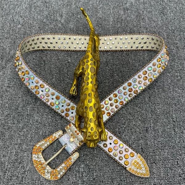 Bling Ceinture femme kristal kadın kemer elmas deri kemer renkli rahat lüks bayan kemerler dar hiphop bling benzersiz moda kafatası tokası ga064