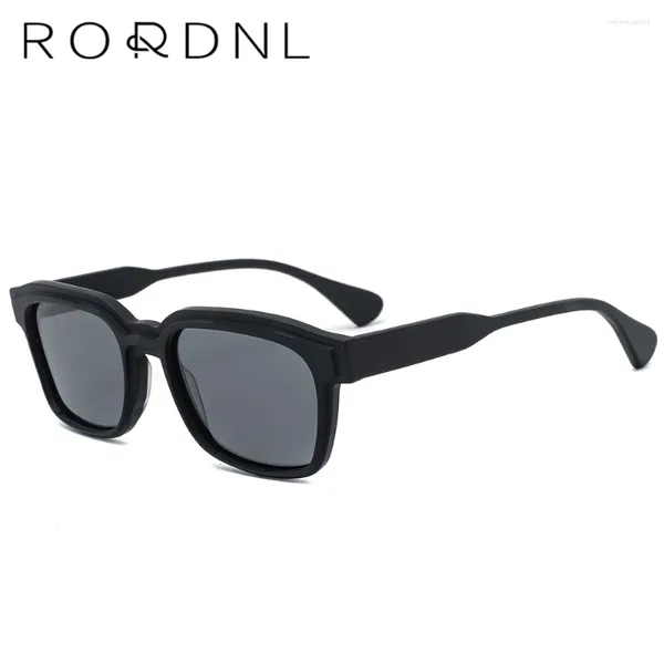 Óculos de sol fábrica atacado quadrado masculino moda acetato homens óculos de sol polarizados uv400 óculos luxo