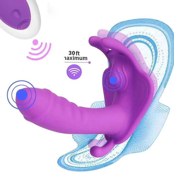 Articoli giocattolo sex massager indossano giocattolo vibratore di dildo per donne orgasmo masturbatore g spot clitoride stimola mutandine telecomando vibratori adulti