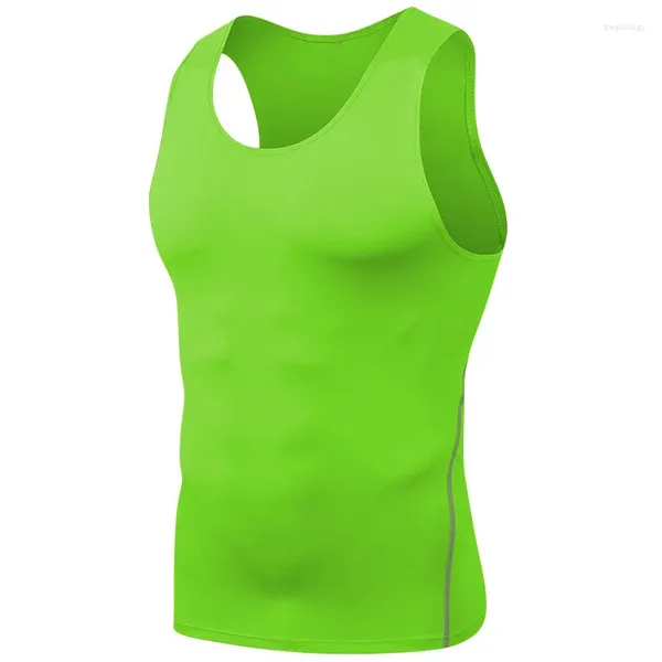 Herren Tank Tops Männer Gym T-Shirt Casual Bodybuilding Top Quick Dry Fitness Ärmelloses Shirt Singuletts Basketball Weste Kleidung