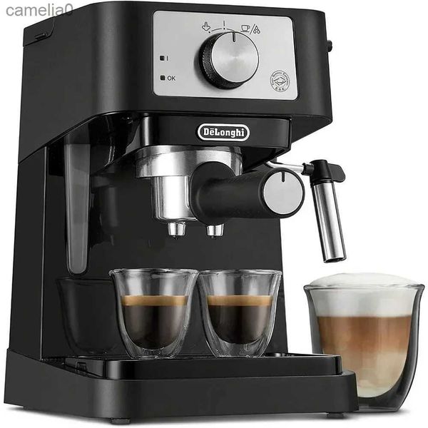 Kaffeemaschinen Manuelle Espressomaschine Kaffeemaschine Latte Cappuccino Maker Edelstahl Milchaufschäumkrug Küchengeräte HomeL231219