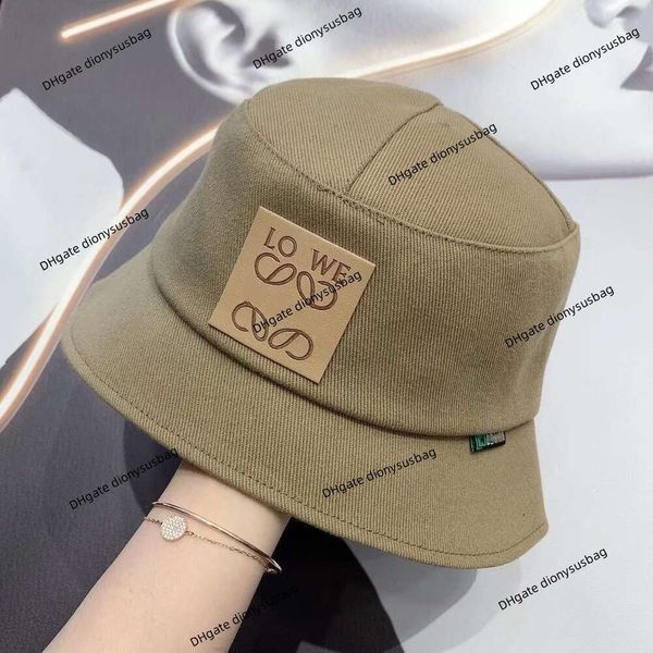 Chapéu de designer de luxo marca de moda Lowe Fisherman Hat versátil outono e inverno protetor solar maré