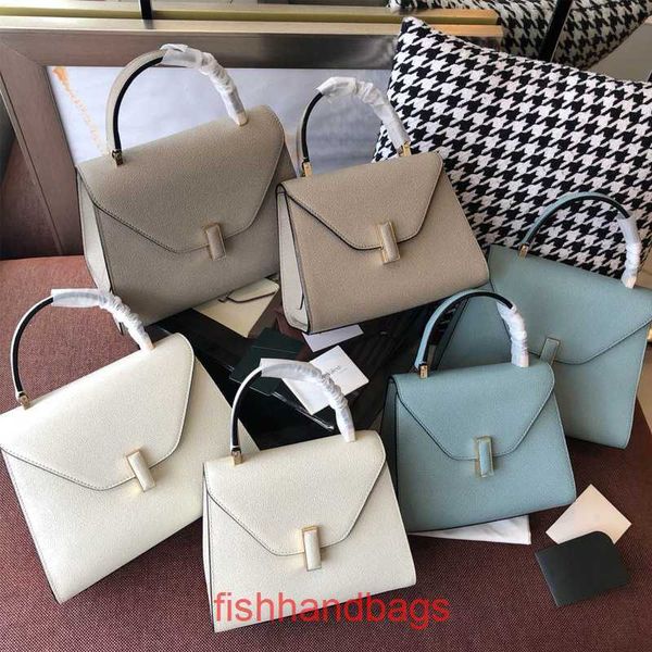 NOVOS designers Bolsas de crossbody Bolsas Valextra Iside para mulheres tudo é excelente Bolsa de estilos 2023 bolsa de impressão nova com logotipo real