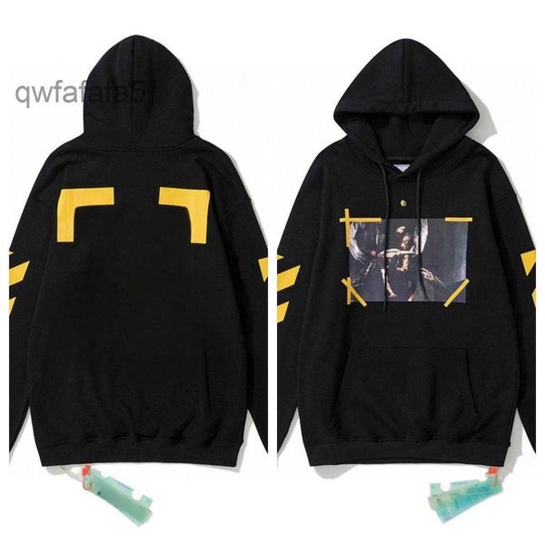 2023 Dupes Reps Hoodrich Çeken Uzun Kollu Polo Hoodie Kadınlar Tam Zip Up Erkek Tasarımcı Hoddie Offfwhite Felpa Beyaz X7 QP29