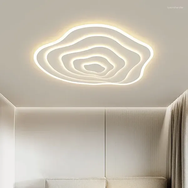 Plafoniere Lampada ondulata minimalista nordica per soggiorno Sala da pranzo Camera da letto Studio per bambini Corridoio Apparecchio di illuminazione Decorazioni per la casa