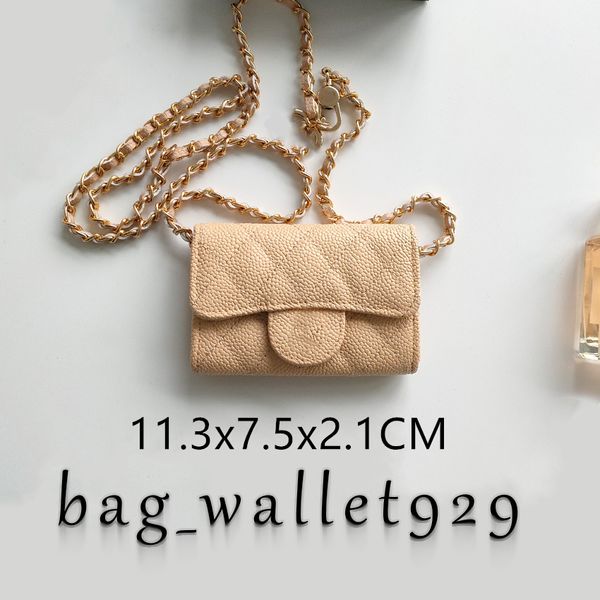 CC -Kartenhalter Brown Geldbörse Münzversand Designer Leder Brieftasche Klappen Umhängetasche Luxus -Tasche echte Mini -Männer wandern schwarze Mode Reißverschlüsse hochwertige Damen Brieftaschen Brieftaschen