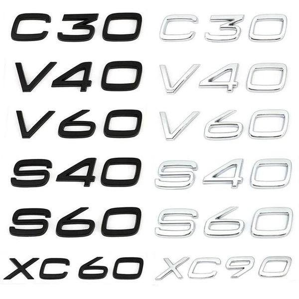 Aufkleber 3D AWD T3 T5 T6 T8 Logo Embleme Abkleber -Aufkleber für Volvo C30 V40 V60 S40 S60 XC60 XC90 XC40 S80 S90 S80L S60L Auto Stying26