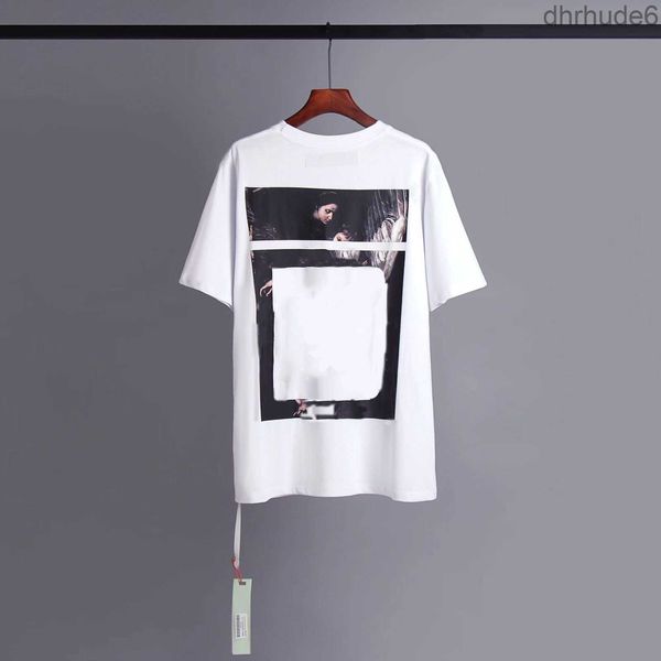 T-shirt da uomo T Shirt Uomo Donna Designer T-shirt larghe Top Uomo Casual Luxurys Abbigliamento Streetwear Pantaloncini Manica Polo Magliette Taglia Offes Bianco QVU5