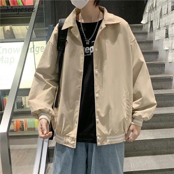 Giacche da uomo Giacca da uomo Primavera monopetto alla moda stile coreano soprabito tutto-fiammifero belli adolescenti streetwear sciolto casual