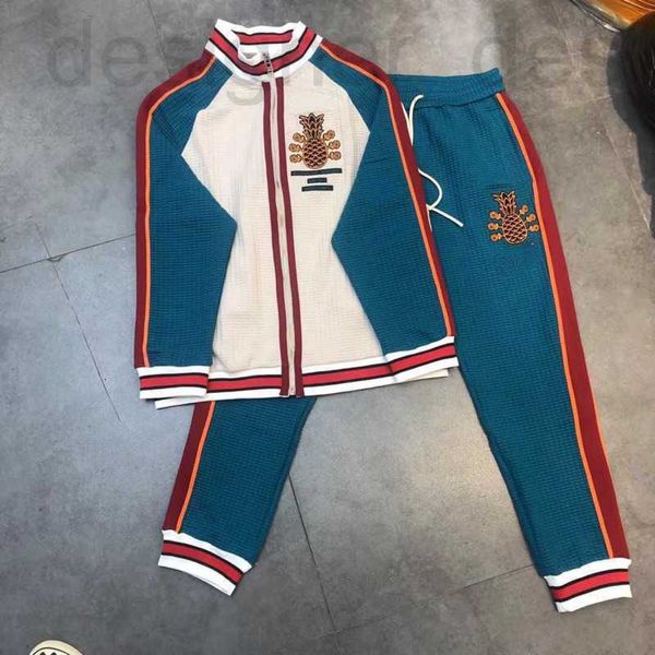 Homens Tracksuits Designer Homens Marca de Luxo Jaqueta Calças de Duas Peças Veludo Bordado Suor Suor Mulheres Terno Esportivo 4XL 5XL E44T