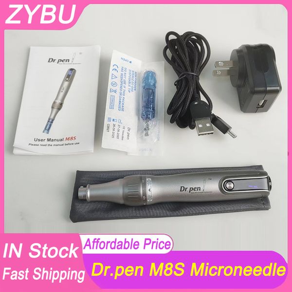 Professionale Microneedling Roller Dermapen Aghi Cartucce 18 Pin Meso Terapia MTS Strumento Crescita Dei Capelli Ringiovanimento Del Viso Anti Invecchiamento Dr.pen M8S Derma Dr Pen