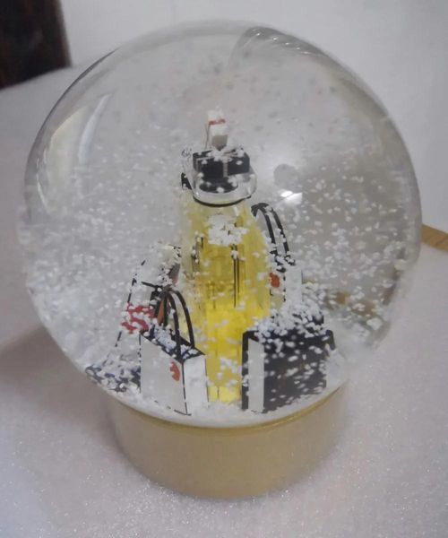 Suprimentos edição de aniversário c clássicos globo de ouro 2022 natal com neve novidade bola cristal dentro para vip garrafa especial perfume presente