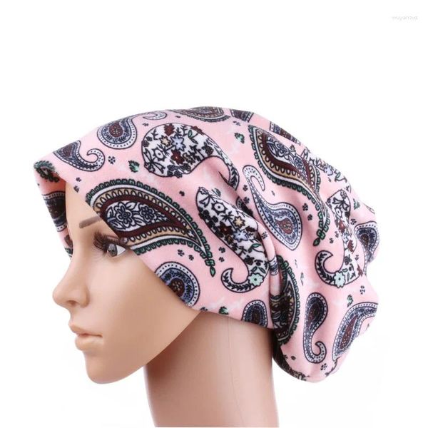 Ethnische Kleidung Muslim Turban Stirnband Winter Warme Frauen Kappe Mode Hüte Islamischen Afrika Hijab Hochwertige Chemo Kopfbedeckung