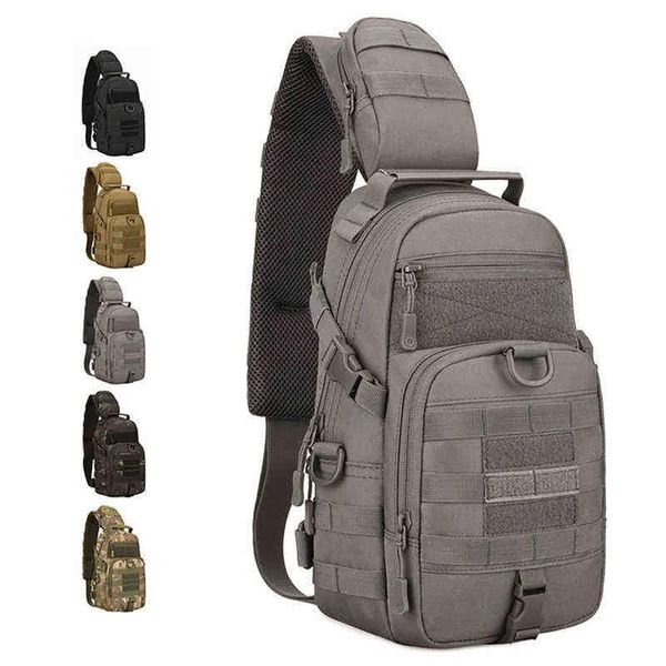 Bolsas Protetor PS Pacote de túmulo tático Molle Milled Nylon ombro Men Bolsa de Crossbody Bag Militar de caminhada ao ar livre T22