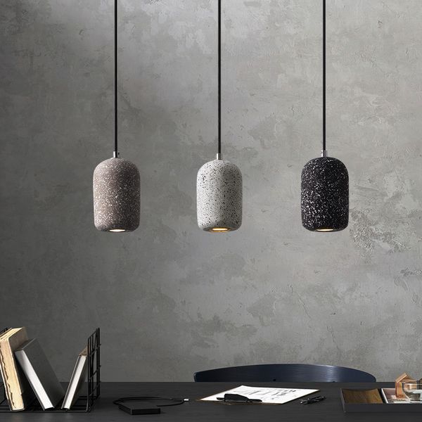 Nordic Cement lampadario LED LEGGI LAGUI A PENDANTI SPEGLIATO INDUSTRIAL CUSTINE CUSCINE BAR LAMPAGNO DI DECORAZIONE DELLA CASA RETRO LIMAZIONE