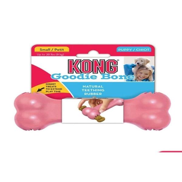 Cão brinquedos mastiga kong filhote de cachorro goodie osso brinquedo s y20033001234567894017904 gota entrega casa jardim pet suprimentos dh4qy