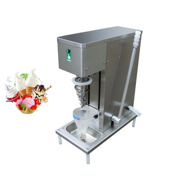Máquina misturadora de sorvete de iogurte e frutas, copo de aço inoxidável, frutas frescas congeladas, nozes, máquina misturadora de sorvete