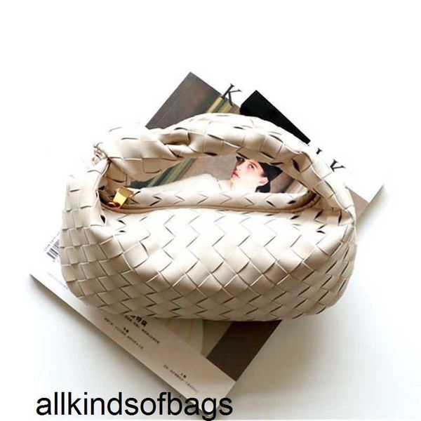 venetassbottegass Top Jodie Bag Woven Knotted White Handbag Shoulder Handbag Plissee Cloud Leather cy